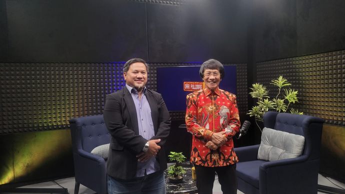 Kak Seto di Nusantara TV <b>(NTVNews.id/Dedi)</b>