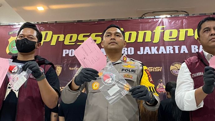 Wakapolres, Kasat Narkoba Polres Jakbar 