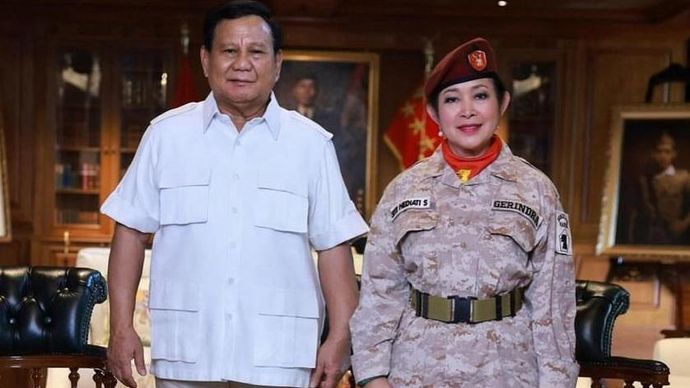 Prabowo Subianto dan Titiek Soeharto. (Instagram) 