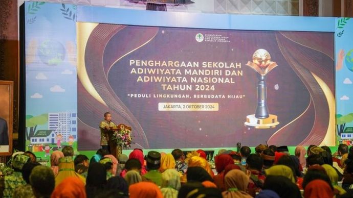 Sekolah Energi Berdikari Pertamina SMA Negeri 40 Jakarta dinobatkan sebagai Sekolah Adiwiyata tingkat Nasional tahun 2024/Foto: Istimewa