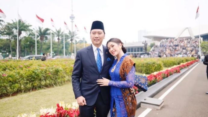 Edhie Baskoro Yudhoyono dan sang istri, Siti Ruby.