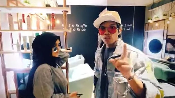 Nabilla Aprillya dan Atta Halilintar <b>(YouTube @Safri aja)</b>