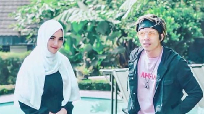 Nabilla Aprillya dan Atta Halilintar <b>(TikTok @ donathings)</b>