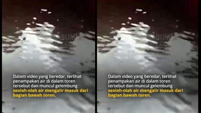 Toren mengeluarkan air