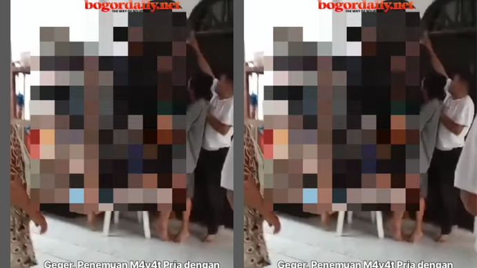 pria gantung diri di Bogor