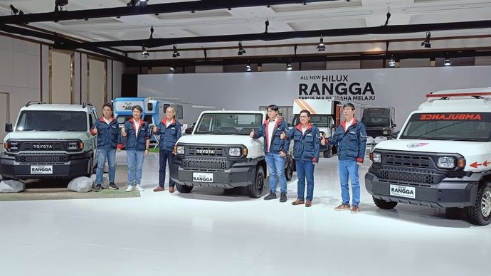 PT Toyota-Astra Motor (TAM) resmi meluncurkan Toyota All New Hilux Rangga. (Foto: Adiantoro/NTV)