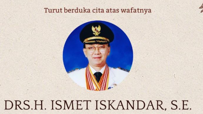 Mantan Bupati Tangerang Ismet Iskandar Meninggal Dunia