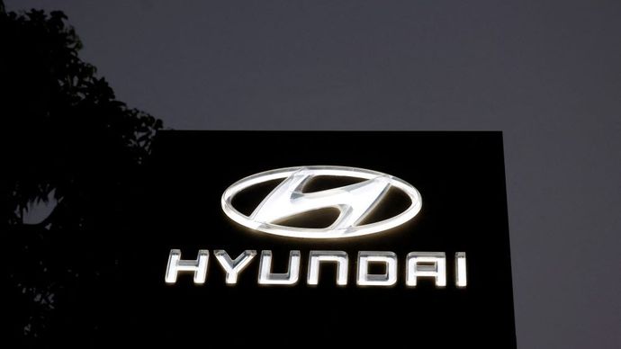 Ilustrasi. Logo Hyundai Motor. (Foto: Dok/Amit Dave/Reuters)  