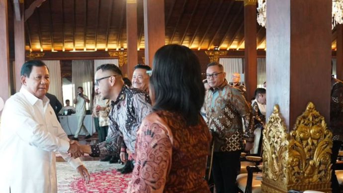 Prabowo kumpulkan calon menterin dan wakil menteri <b>(DOKUMEN)</b>