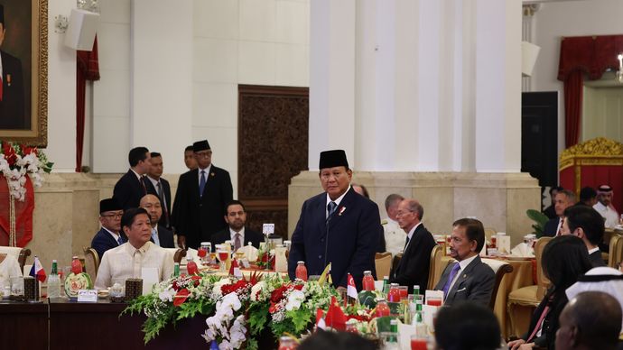 Prabowo Jamu Makan Malam Para Pimpinan Negara Undangan di Istana <b>(Istimewa)</b>