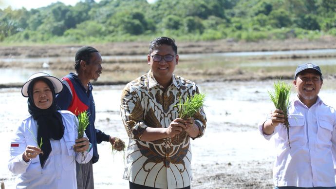 Wamentan Sudaryono jelaskan pentingnya cetak sawah 3 juta hektare di Indonesia/Ist