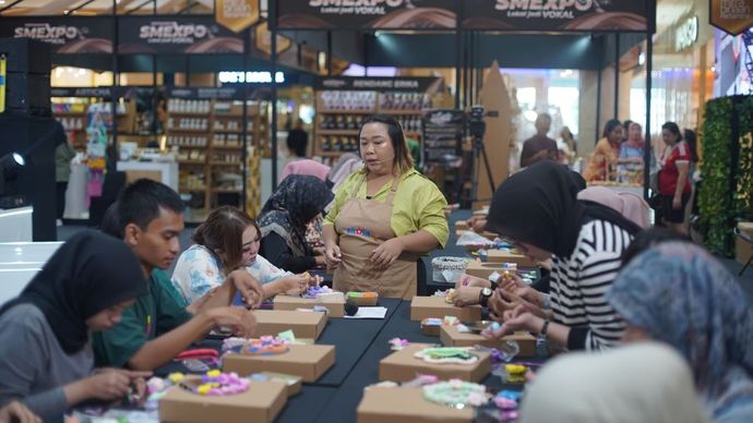 Beragam acara kreasi hingga aksi panggung memeriahkan Pertamina SMEXPO 2024 di Mal Kota Kasablanka, Jakarta/Foto: Istimewa 