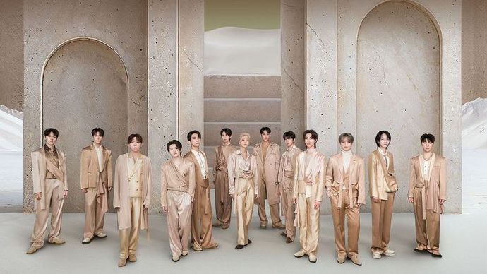 Grup idola populer asal Korea Selatan, SEVENTEEN.