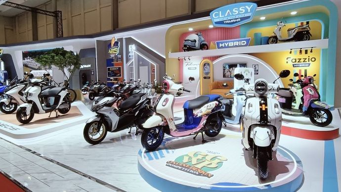 Penjualan sepeda motor periode Januari sampai September 2024 mencapai 4,87 juta unit. (Foto: Adiantoro/NTV) 