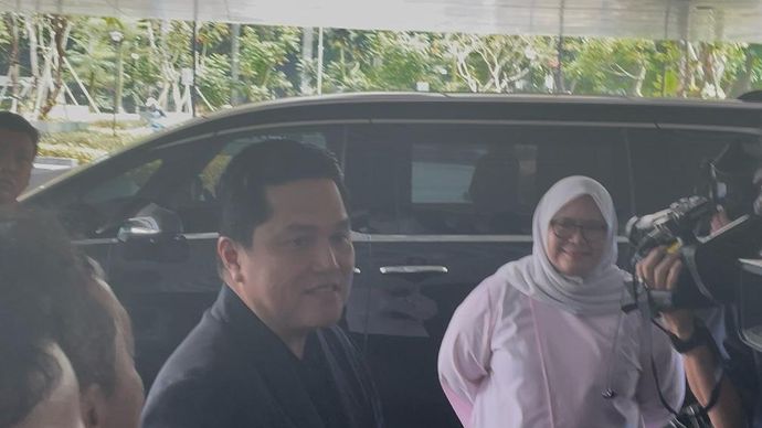 Menteri Badan Usaha Milik Negara  (BUMN) Erick Thohir buka suara soal harga tiket yang mahal (Ntvnews.id-Muslimin Trisyuliono).