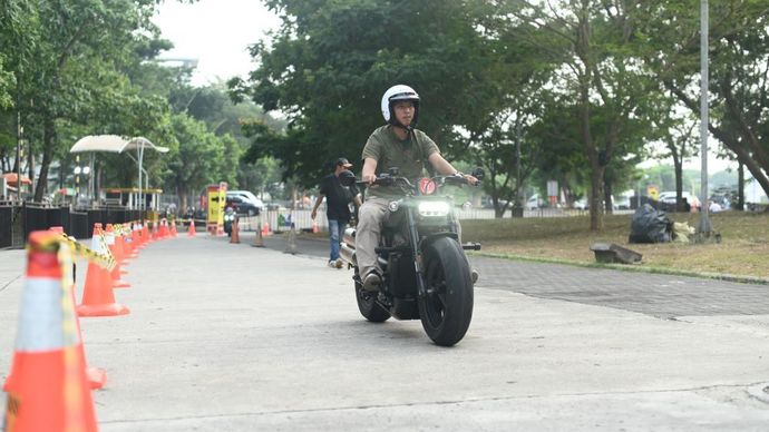 Area test ride merupakan salah satu magnet utama penyelenggaraan IMOS 2024. (Foto: Istimewa/Amara Tujuh Perjuangan)