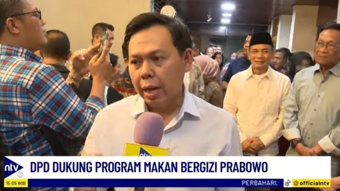 Ketua DPD RI Sultan Bachtiar Najamudin. (NTV) 