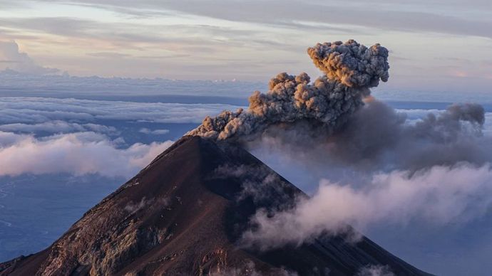 Ilustrasi Gunung Merapi.