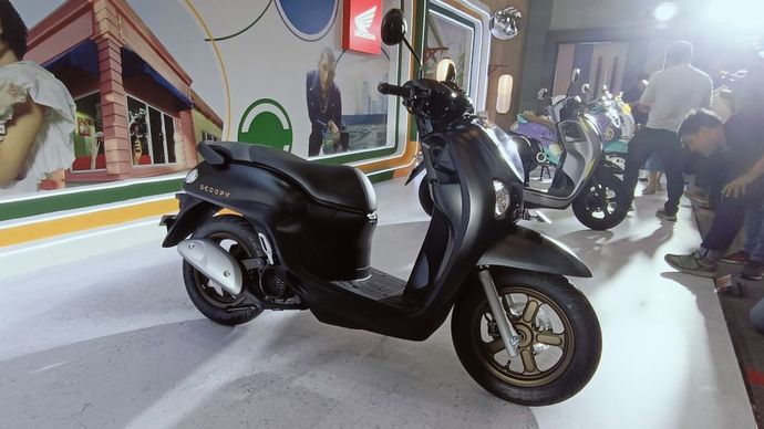 PT Astra Honda Motor (AHM) resmi meluncurkan New Honda Scoopy pada Selasa (5/11/2024). (Foto: Adiantoro/NTV)