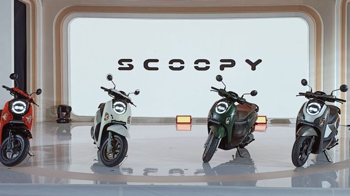 PT Astra Honda Motor (AHM) resmi meluncurkan New Honda Scoopy pada Selasa (5/11/2024). (Foto: Adiantoro/NTV)