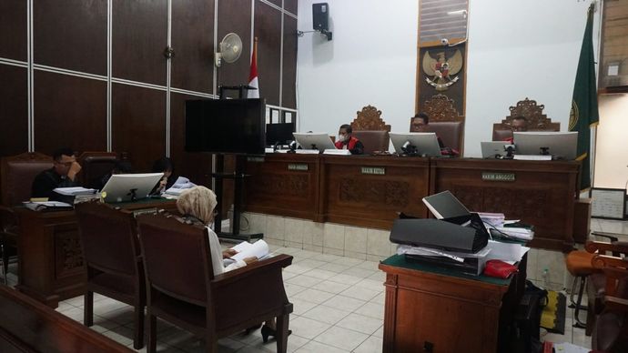 Sidang kasus dugaan sumpah palsu