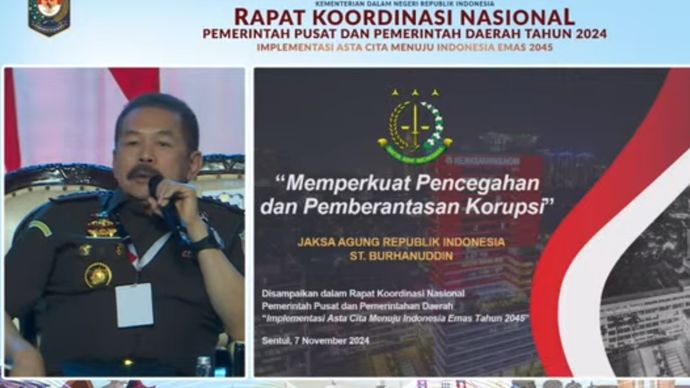 Jaksa Agung Sanitiar Burhanuddin. (YouTube) 