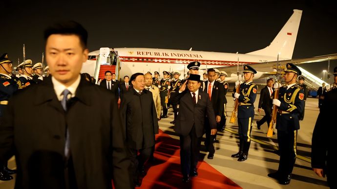 Prabowo Tiba di Beijing untuk Kunjungi Xi Jinping,