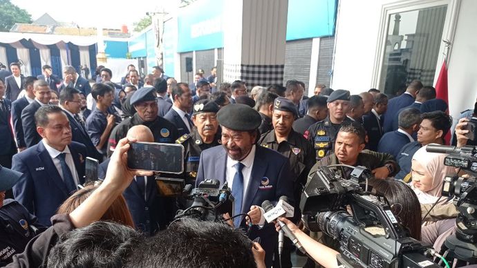 Surya Paloh Pimpin Apel HUT Ke-13 NasDem