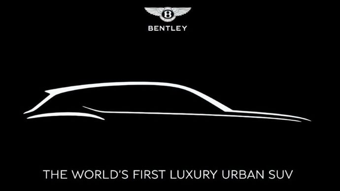 Bentley mengeluarkan teaser siluet dari mobil listrik bertajuk &quot;The World's First Luxury Urban SUV&quot;. (Foto: ArenaEV) 