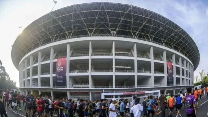 Kawasan Stadion Utama Gelora Bung Karno, Senayan, Jakarta.