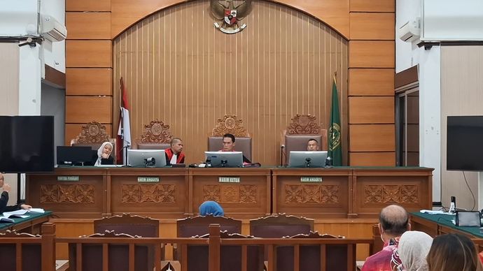 Sidang kasus dugaan sumpah palsu di PN Jaksel