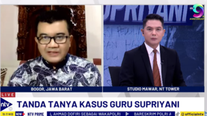 Pakar psikologi forensik dalam Dialog NTV Prime di NusantaraTV/tangkapan layar NTV 