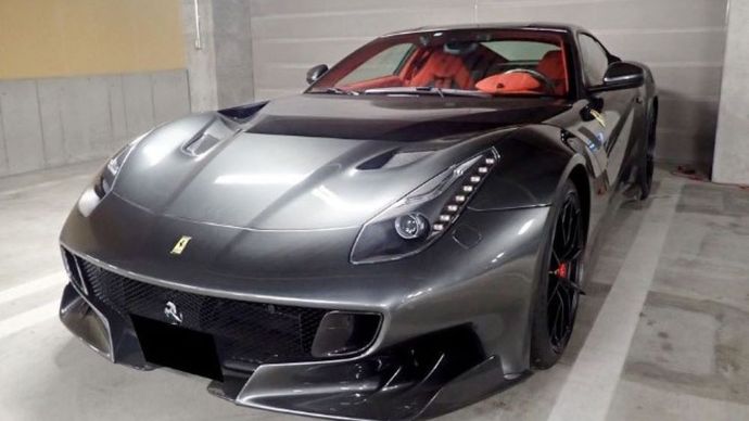 Ferrari F12tdf. (Foto: Badan Pajak Nasional Jepang) 