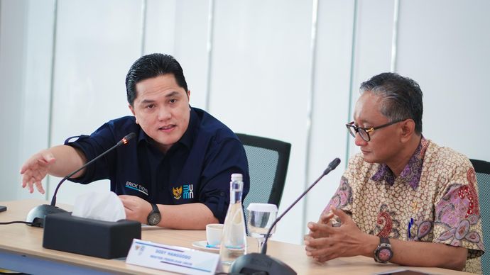 Menteri Badan Usaha Milik Negara (BUMN) Erick Thohir mengungkap kabar terbaru soal merger BUMN Karya/Ist