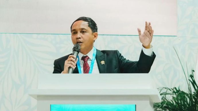 Menteri Kehutanan Raja Juli Antoni pada COP29 di Baku, Azerbaijan. (ANTARA/HO-Humas Kemenhut)