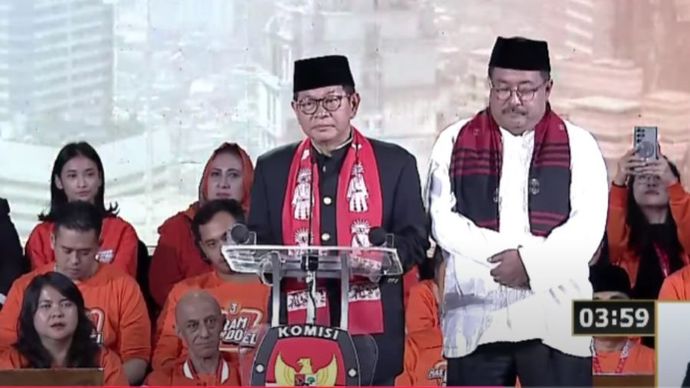 Calon Gubernur Jakarta nomor urut 3, Pramono Anung dan Rano Karno.