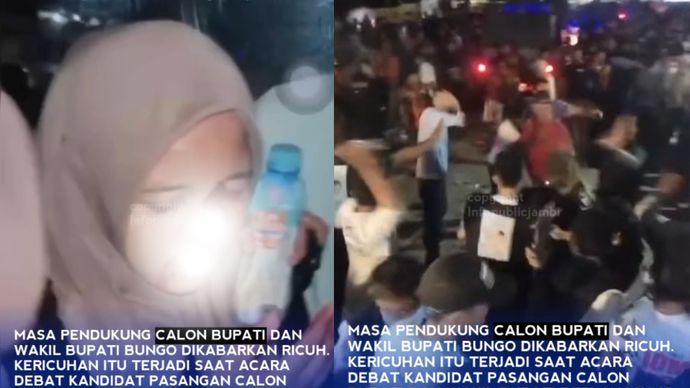 Pendukung Paslon Bupati Bungo Jambi