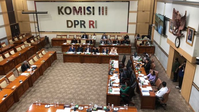 Komisi III DPR RI Rapat Pemilihan dan Penetapan Calon Pimpinan KPK Masa Jabatan Tahun 2024-2029 <b>(NTVnews.id)</b>