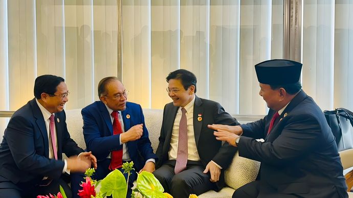 Prabowo Subianto Terlihat Akrab dengan Pemimpin Dunia di KTT G20 Brasil 2024. <b>(Dok.Istimewa)</b>