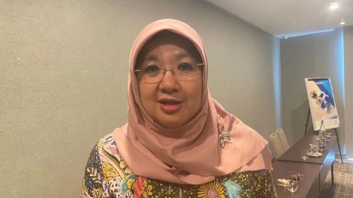 Direktur pencegahan dan Pengendalian Penyakit Tidak Menular (P2PTM) Kemenkes Siti Nadia Tarmizi usai menghadiri Executive Meeting bersama YLKI di Jakarta, Selasa 19 November 2024.