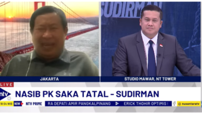 Mantan Kabareskrim Polri Komjen Pol (Purn) Susno Duadji pada Dialog NTV Prime di NusantaraTV/tangkapan layar NTV