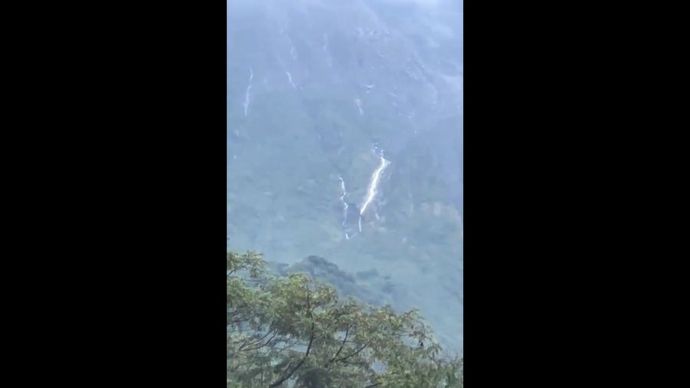 Air terjun di Gunung Merapi