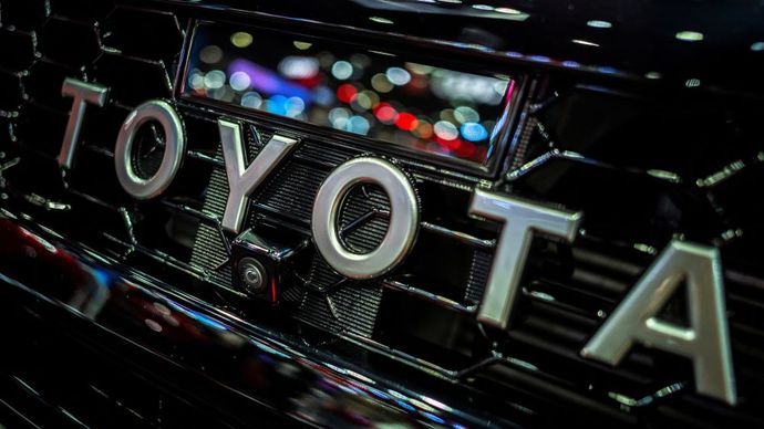 Ilustrasi. Logo mobil Toyota. (Foto: Reuters)