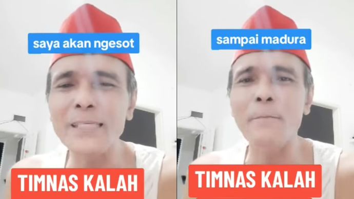 Pria Bakal Ngesot ke Madura Jika Timnas Menang