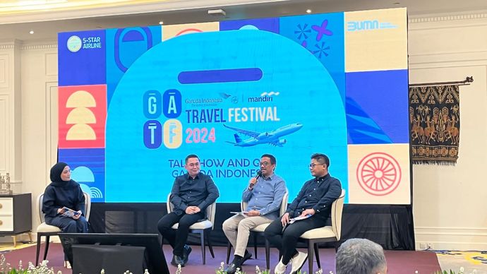 Garuda Indonesia bersama Bank Mandiri akan menggelar Garuda Indonesia Travel Festival (GATF) 2024 pada 29 November hingga 1 Desember di Istora Senayan, Jakarta.