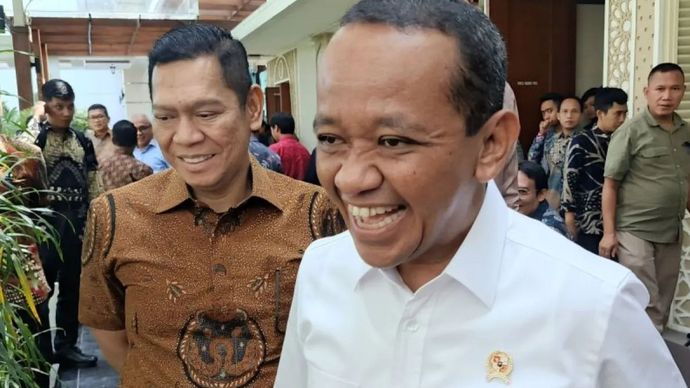 Menteri Energi dan Sumber Daya Mineral (ESDM) Bahlil Lahadalia ditemui di Jakarta, Jumat (22/11/2024)