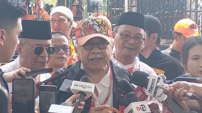 Fauzi Bowo alias Foke di Kampanye akbar Pram-Rano