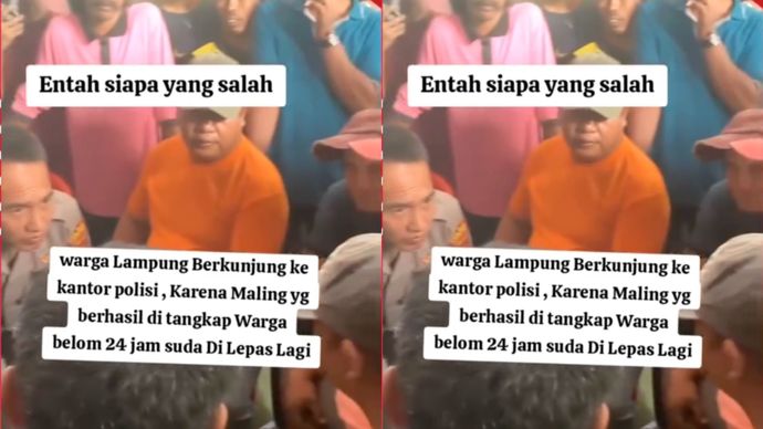 Maling Dilepaskan di Lampung