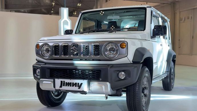 Suzuki Jimny 5-door White Rhino Edition di MUF GJAW 2024. (Foto: Istimewa/Suzuki)