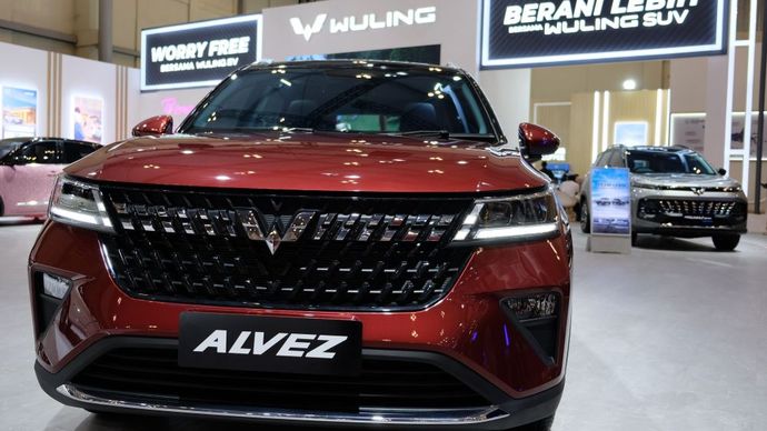 Wuling SUV turut hadir di booth Wuling di MUF GJAW 2024. (Foto: Istimewa/Wuling)